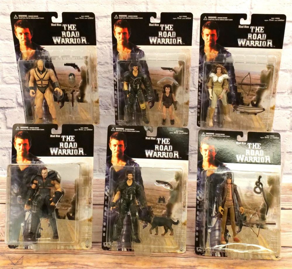 Lot 178: Lot of 6 Mad Max The Road Warrior Action Figures