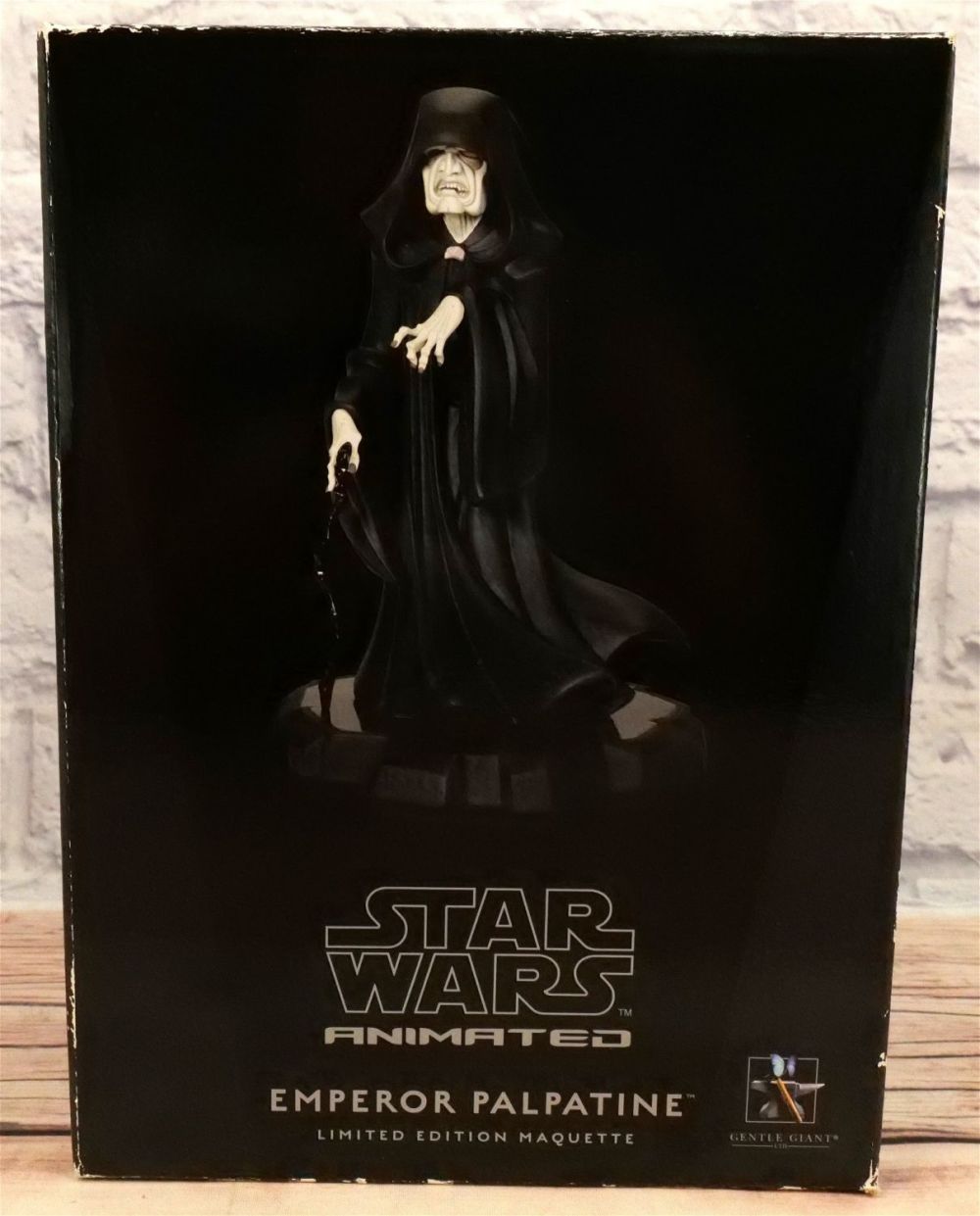 Lot 165: Gentle Giant Star Wars Animated Emperor Palpatine Maquette