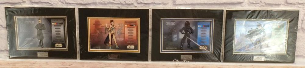 Lot 200: Lot of 4 Star Wars Acme Archives Character Keys