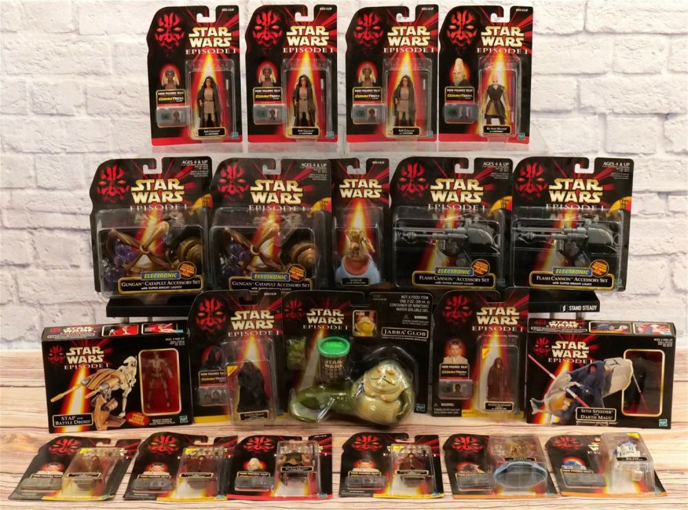 Lot 222: Lot of 20 Star Wars Episode 1 Action Figures