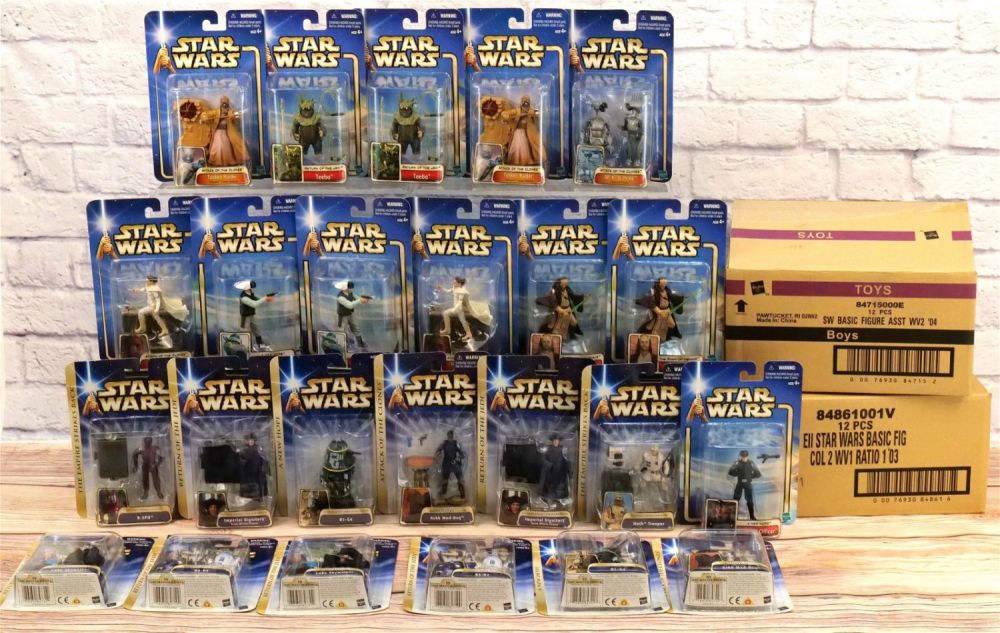 Lot 236: Two Cases of Star Wars Hasbro 3.75" Figures - 24 Pcs