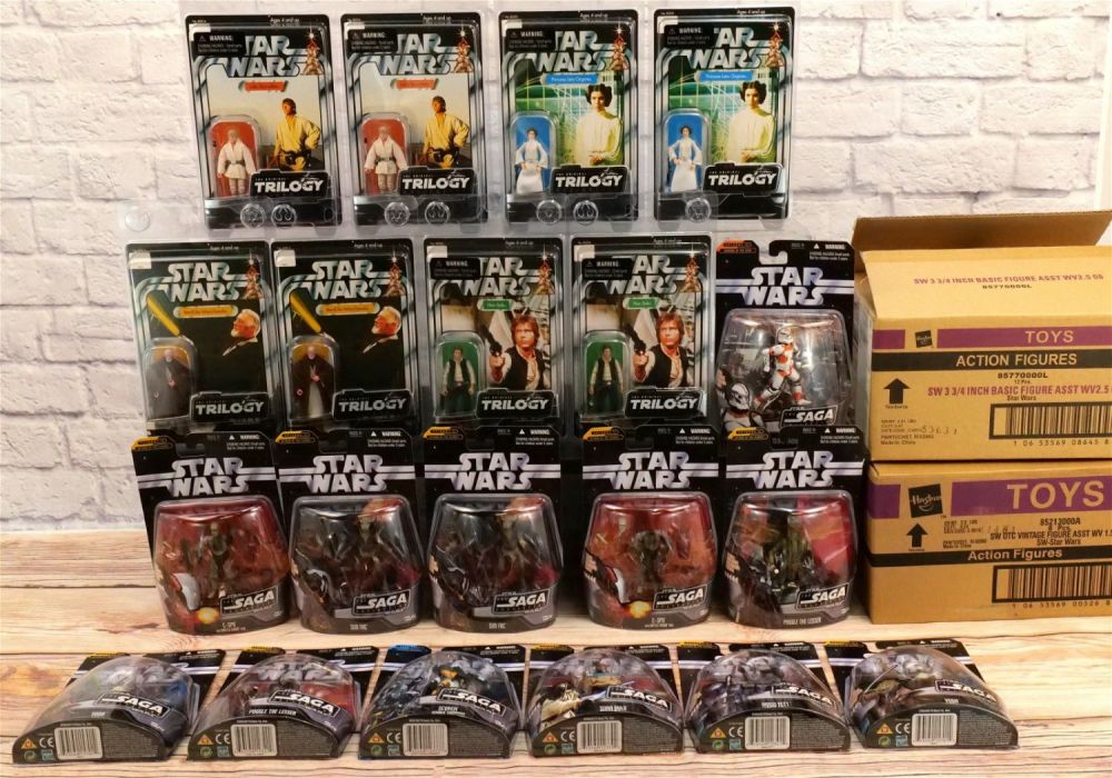 Lot 241: Two Cases of Star Wars 3.75" Figures - 20 Pcs