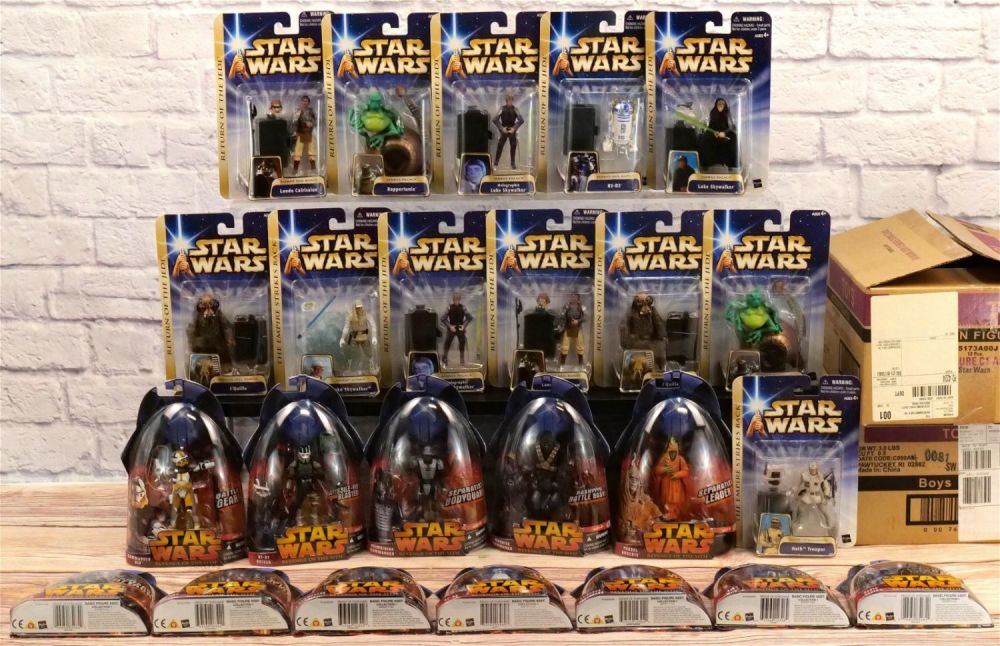 Lot 244: wo Cases of Star Wars Mixed 3.75" Action Figures