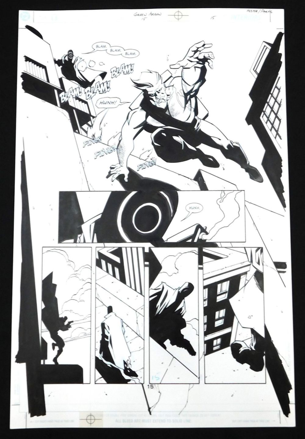 Lot 151: Green Arrow Original Comic Art Issue #15 Page 15