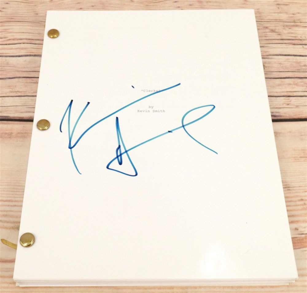 Lot 168: Clerks Movie Script - Autographed