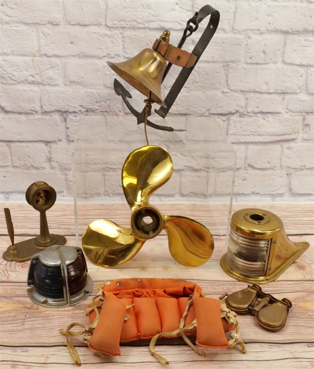 Lot 171: Group Lot of Boating/Ship Related Items