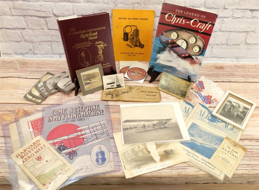 Lot 172: Lot of Vintage Paper Goods - Aero and Boating