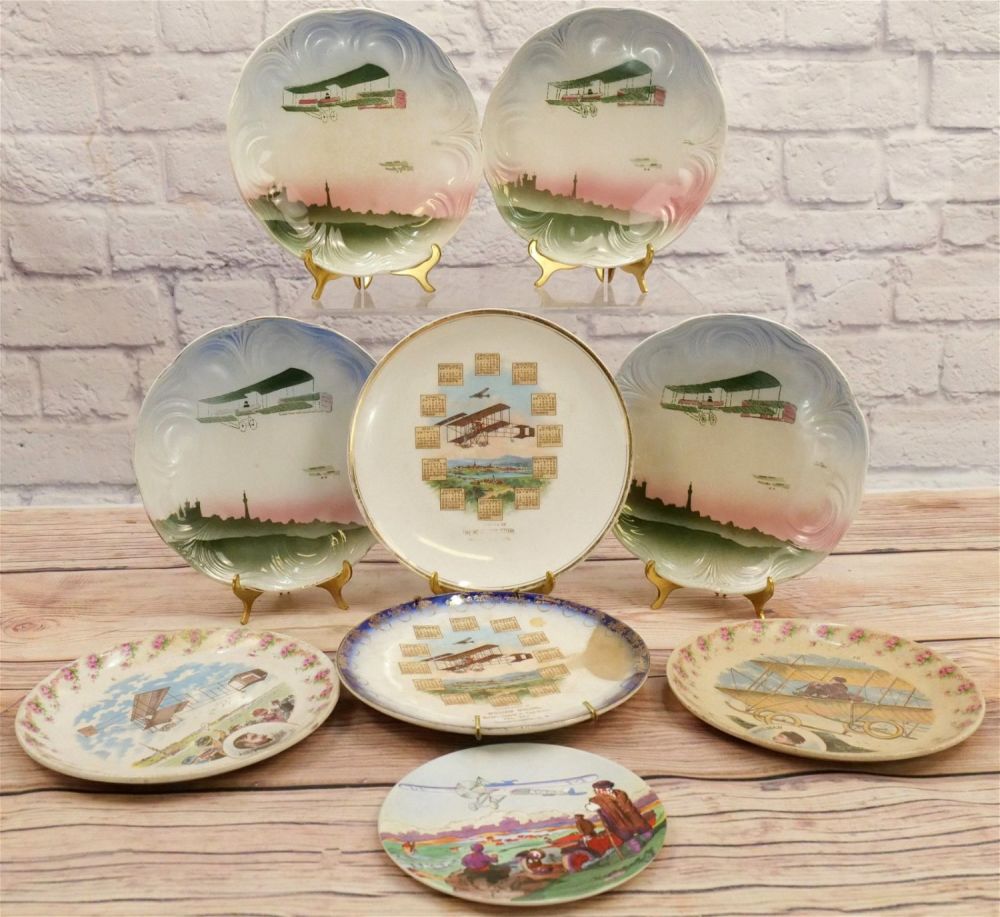 Lot 185: Group Lot of Pictorial Aviation Plates