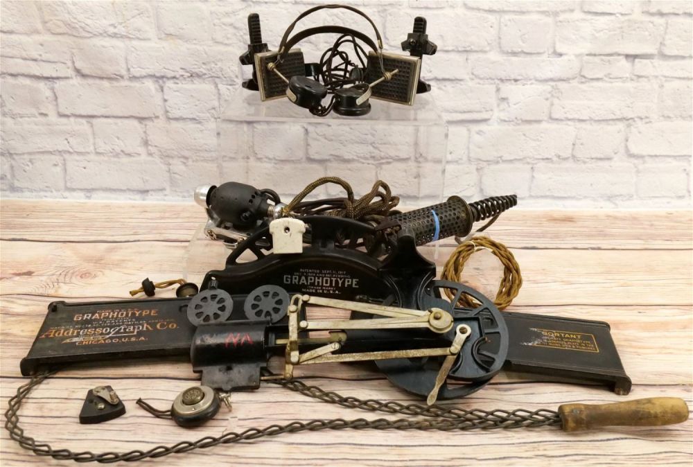 Lot 188: Group Lot of Industrial Era Related Items