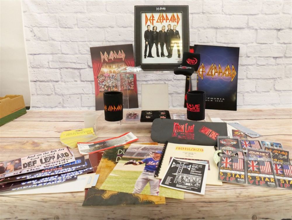 Lot 280: Lot of Rock and Roll Memorabilia and Collectibles