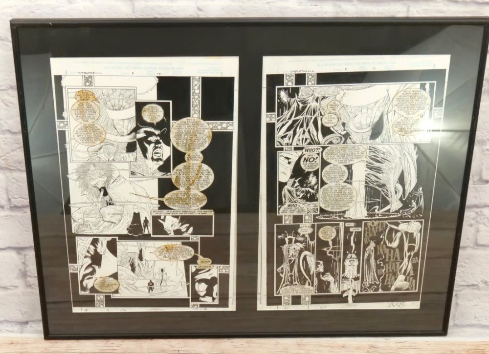 Lot 173: Original Comic Book Art - Daredevil Issue #5 Pages 10 and 11