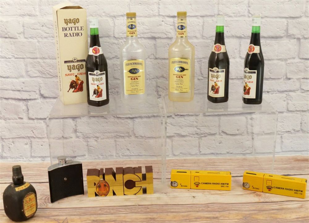 Lot 168: Lot of 10 Liquor Related Novelty Radios