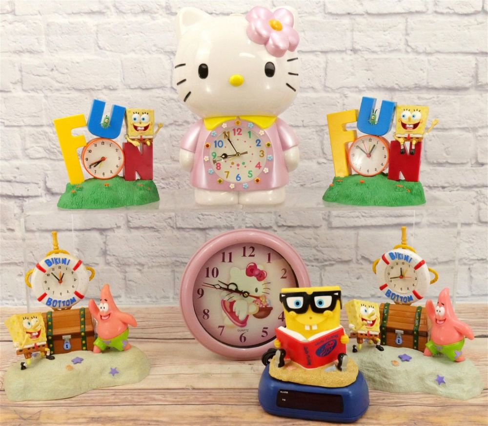 Lot 198: Lot of 7 Novelty Clocks