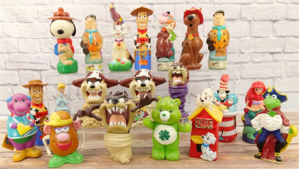Lot 205: Large Lot of Cartoon Related Figural Bubble Baths