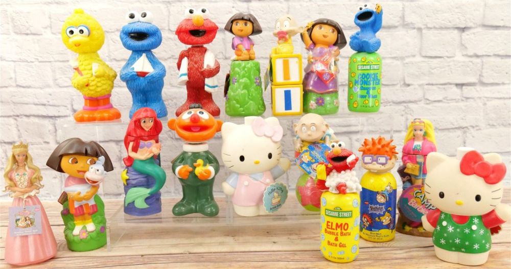Lot 206: Large Lot of Cartoon/Toy Related Figural Bubble Baths