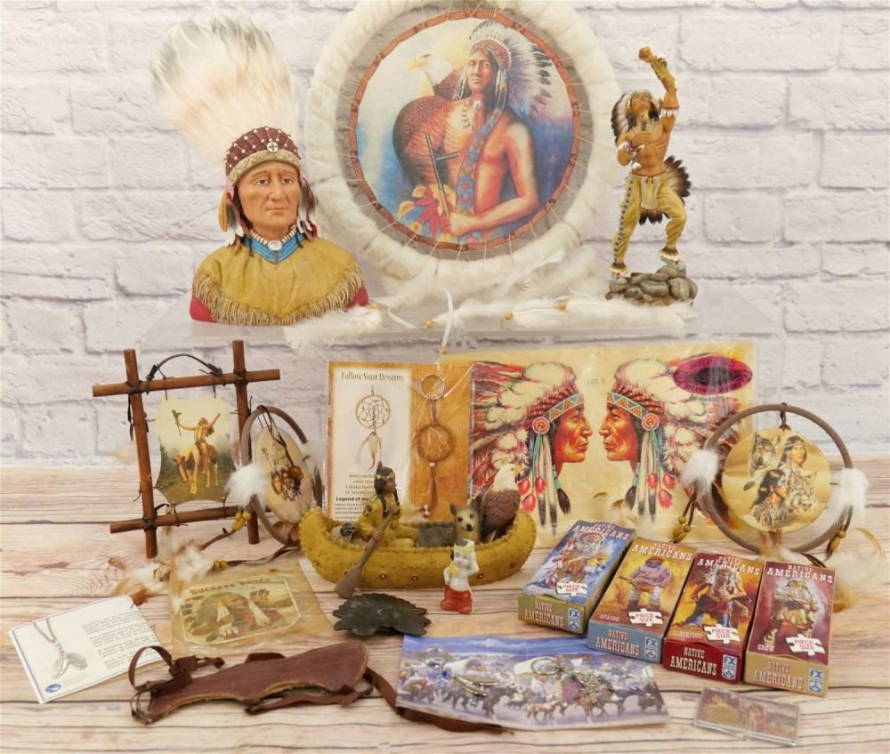 Lot 223: Lot of Native American Collectibles