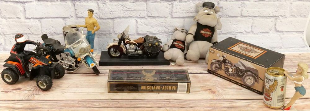 Lot 248: Lot of Harley Davidson Collectibles