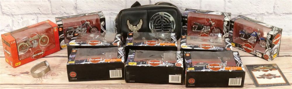Lot 249: Lot of Harley Davidson Collectibles