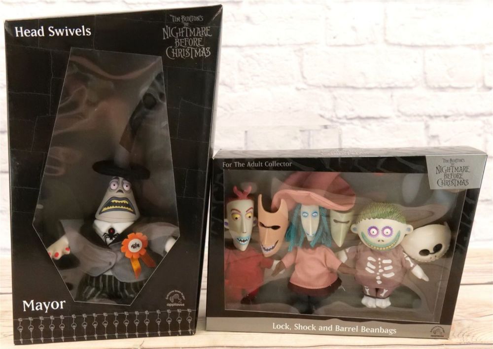 Lot 151: Lot of 2 Applause Nightmare Before Christmas Collectibles