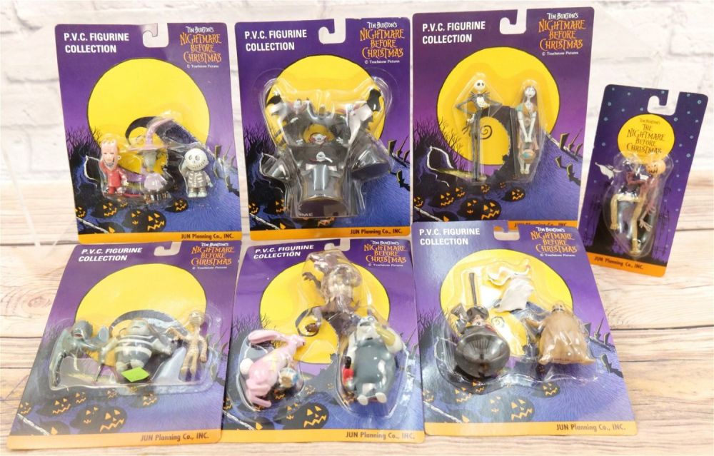 Lot 152: Lot of 7 Nightmare Before Christmas PVC Figurines