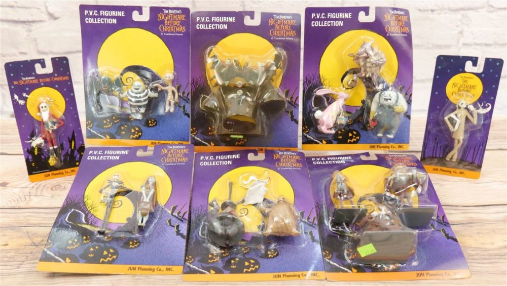 Lot 153: Lot of 8 Nightmare Before Christmas PVC Figurines