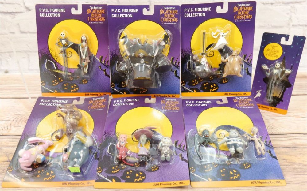 Lot 154: Lot of 7 Nightmare Before Christmas PVC Figurines