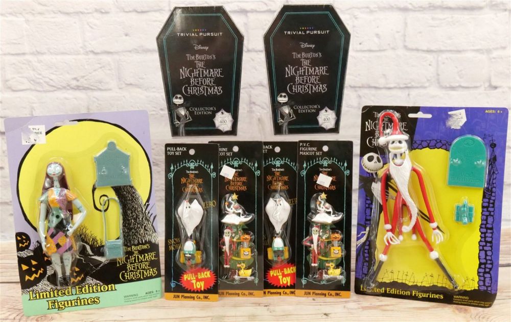 Lot 163: Lot of Mixed Nightmare Before Christmas Collectibles