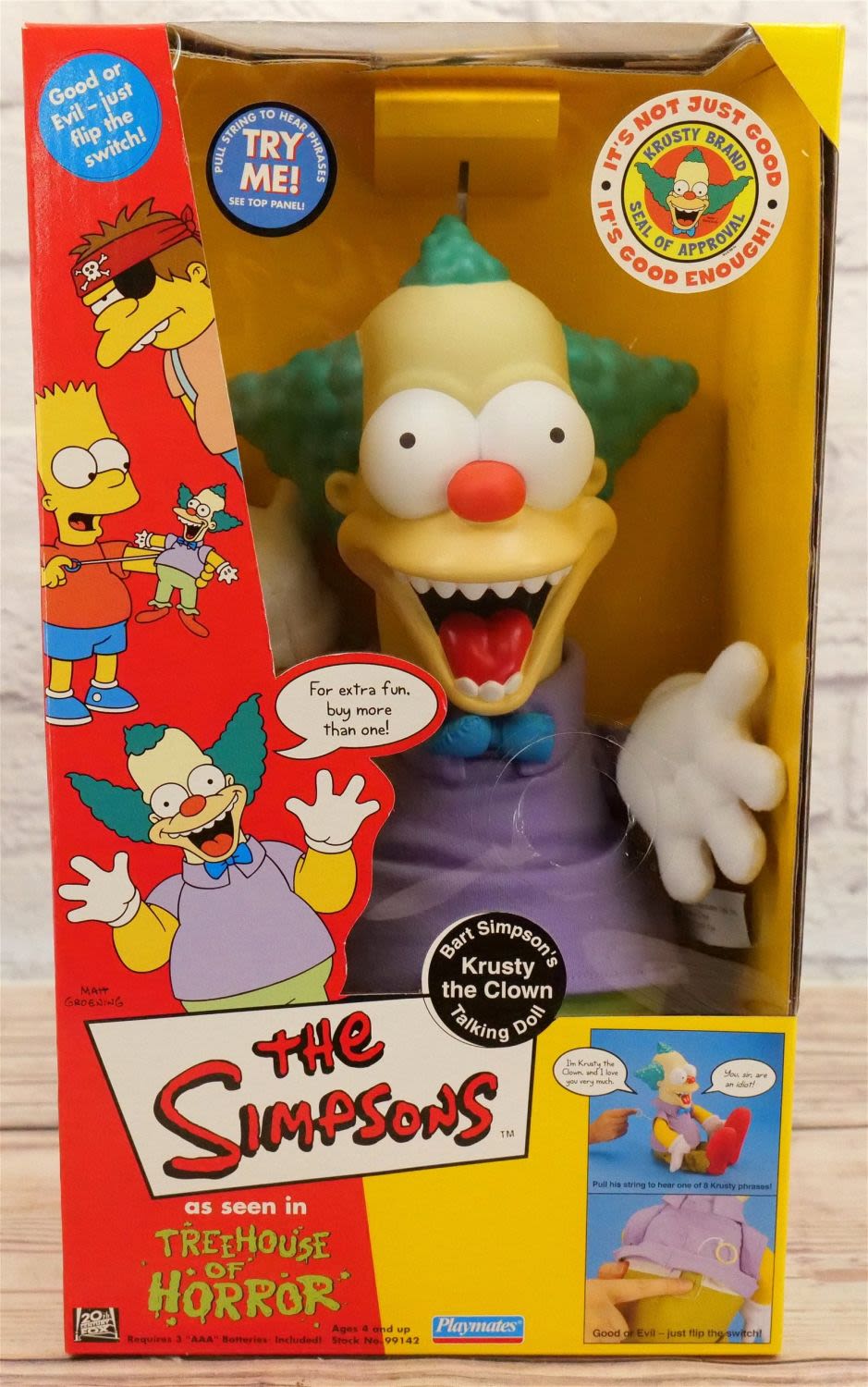 Lot 170: The Simpsons Bart Simpson's Krusty the Clown Talking Doll