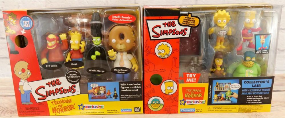 Lot 175: Lot of The Simpsons Treehouse of Horror Figure Sets