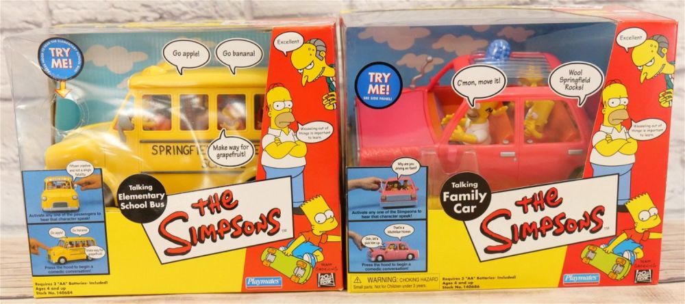Lot 181: Lot of 2 The Simpsons Vehicles