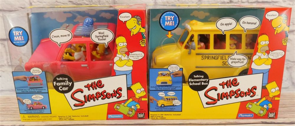 Lot 185: Lot of 2 The Simpsons Vehicles