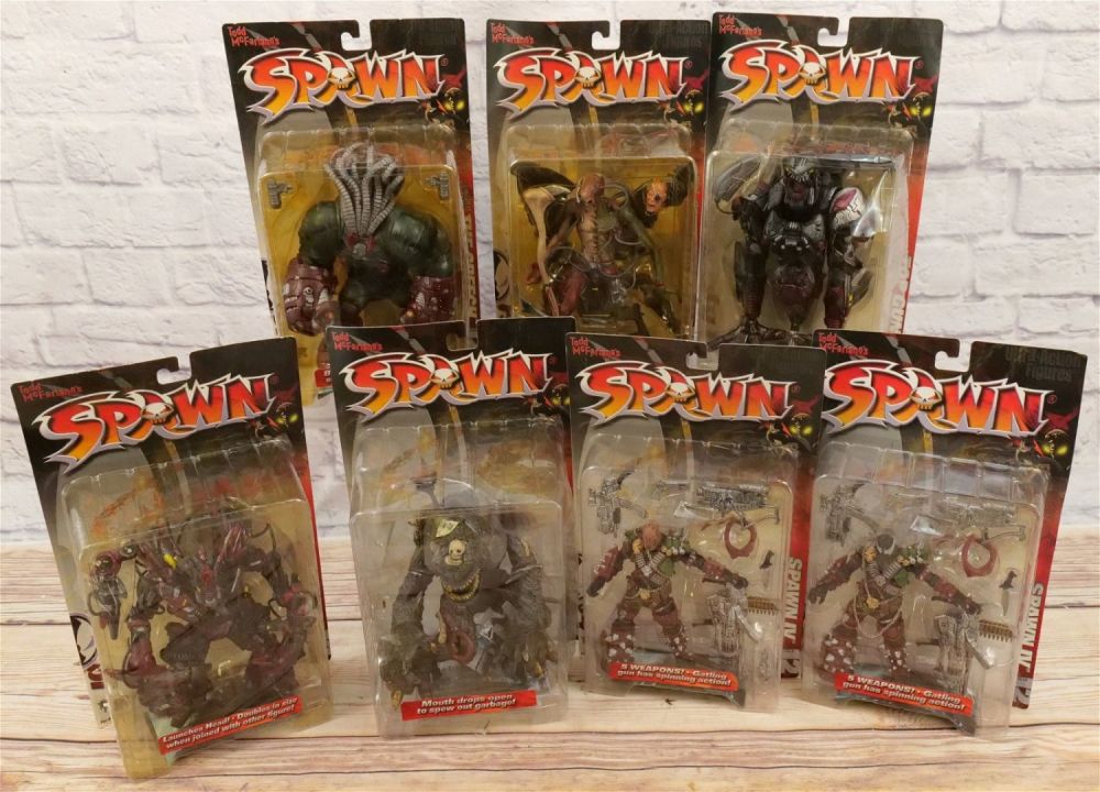 Lot 261: Lot of 9 Spawn Classic Series 12 Action Figures