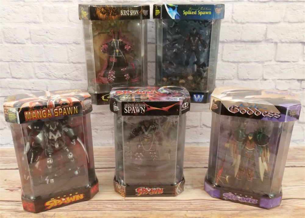 Lot 268: Lot of 5 McFarlane Spawn Special Edition Action Figures