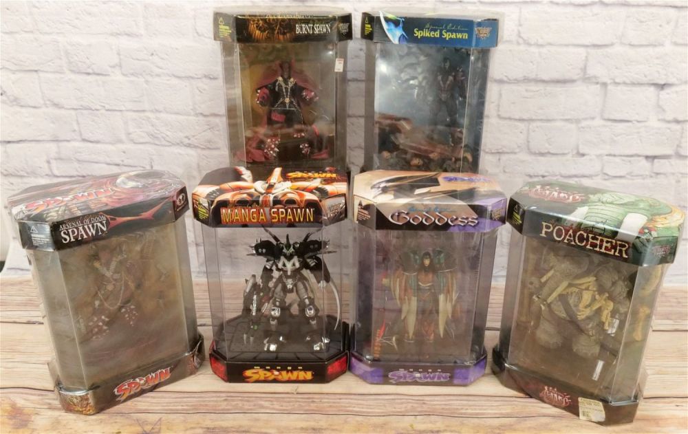 Lot 269: Lot of 6 McFarlane Spawn Special Edition Action Figures