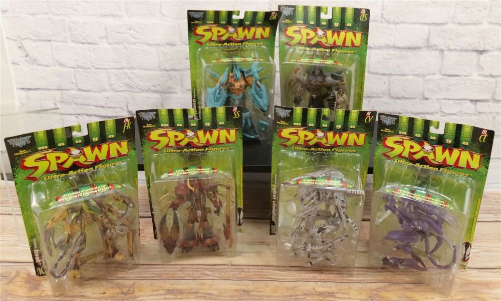Lot 277: Lot of 6 McFarlane Manga Spawn Action Figures