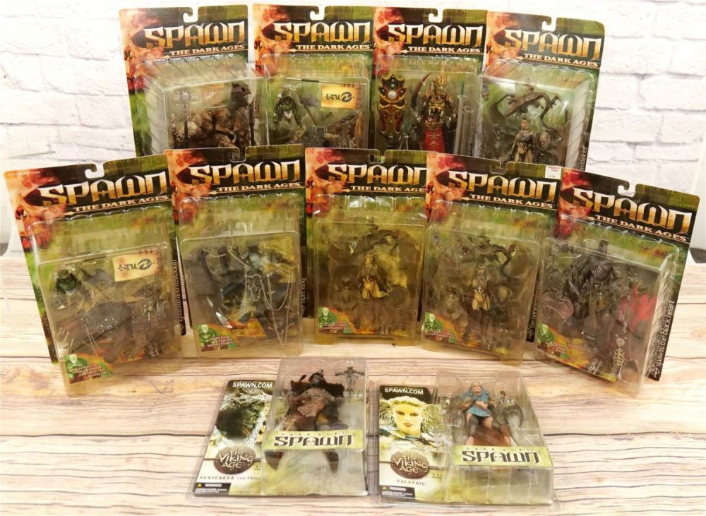 Lot 279: Lot of 11 McFarlane Spawn Action Figures