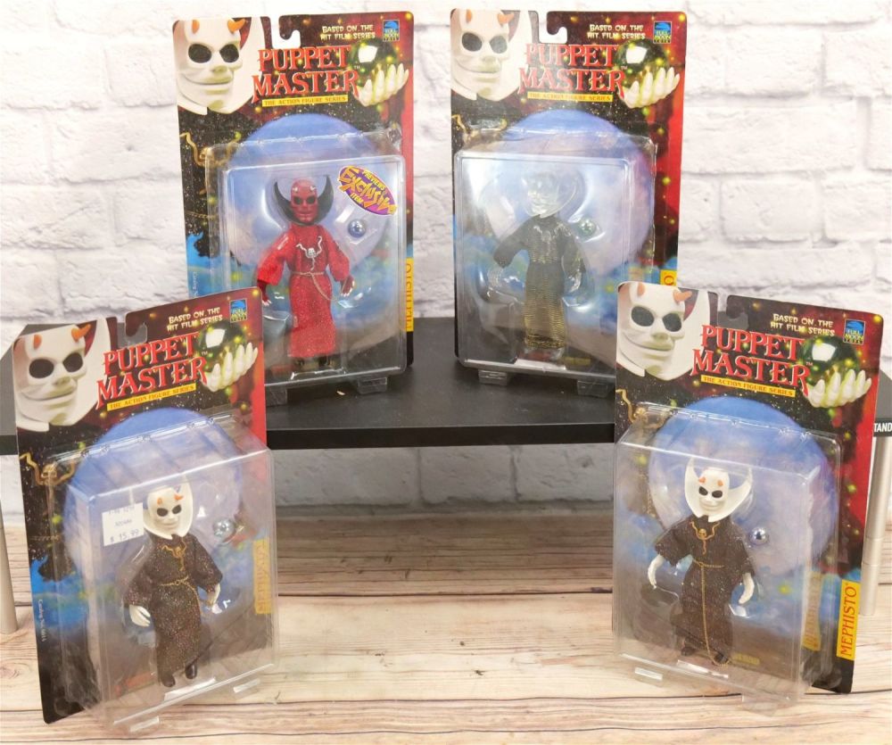 Lot 290: Lot of 4 Puppet Master Mephisto Action Figures
