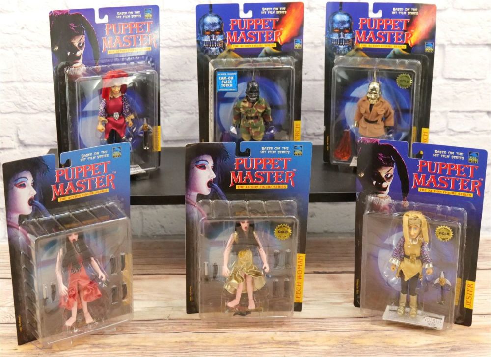 Lot 292: Lot of 6 Puppet Master Action Figures