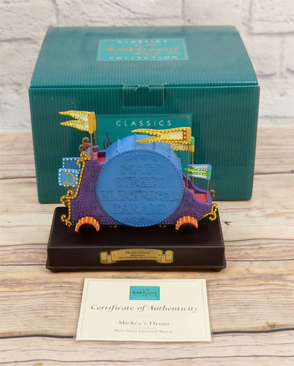 Lot 202: WDCC "Mickey's Drum" Electrical Parade Figurine