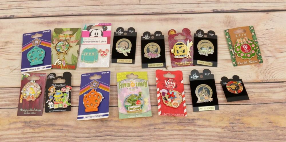 Lot 238: Lot of 15 Mixed Disney Pins
