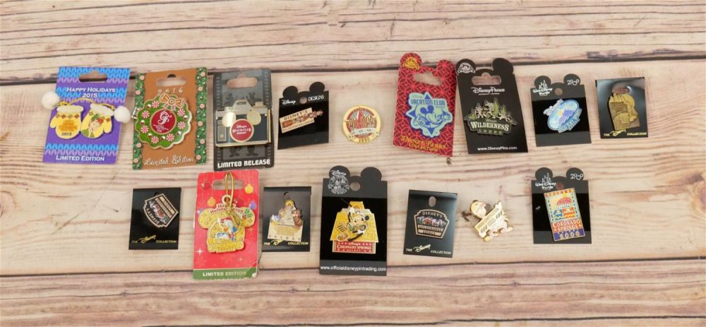 Lot 242: Lot of 16 Disney Resort Pins