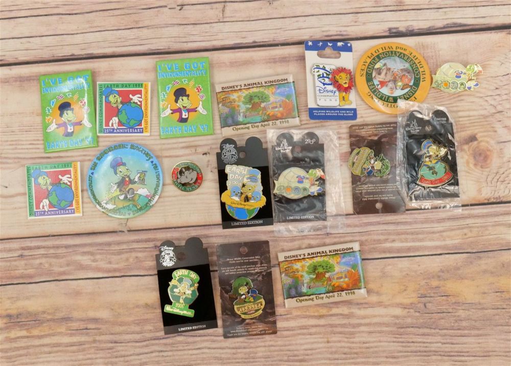 Lot 259: Lot of 17 Disney Environmental and Animal Kingdom Pins