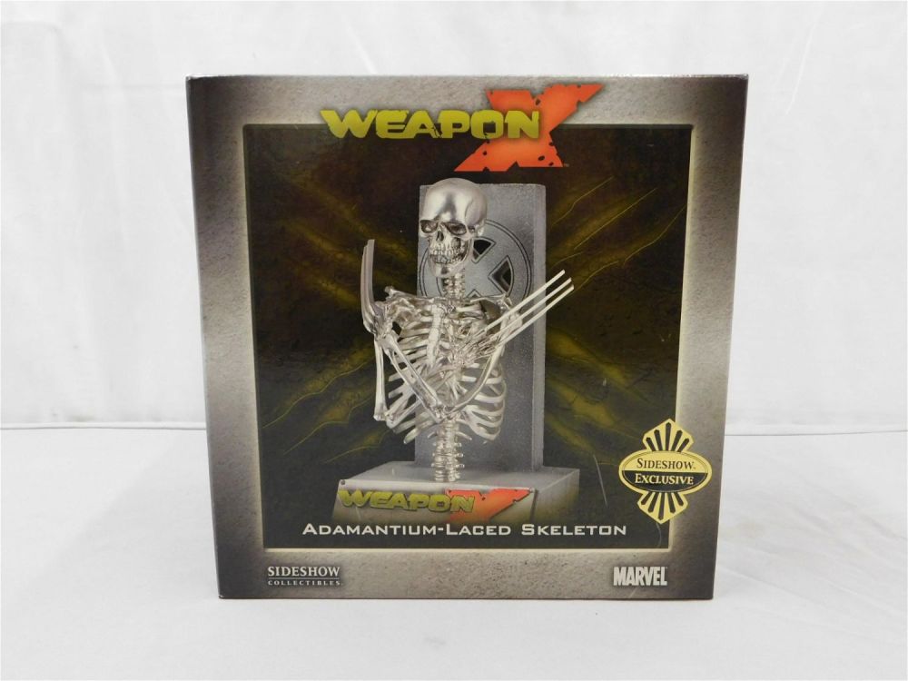 Lot 161: Sideshow Weapon X Adamantium-Laced Skeleton Statue