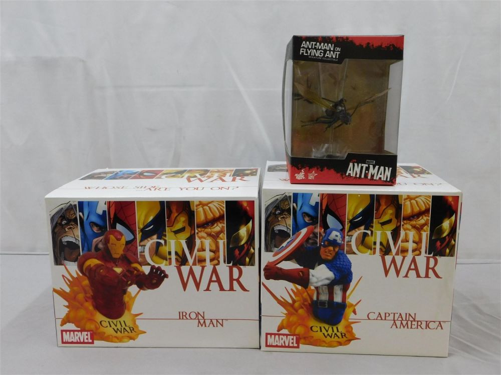 Lot 163: Lot of 3 Marvel Collectibles