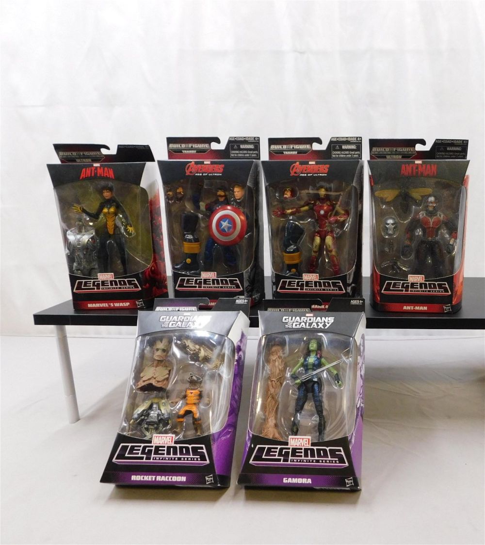 Lot 224: Lot of 6 Marvel Legends Action Figures