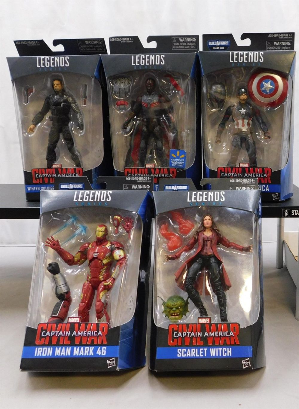 Lot 225: Lot of 5 Marvel Legends Action Figures