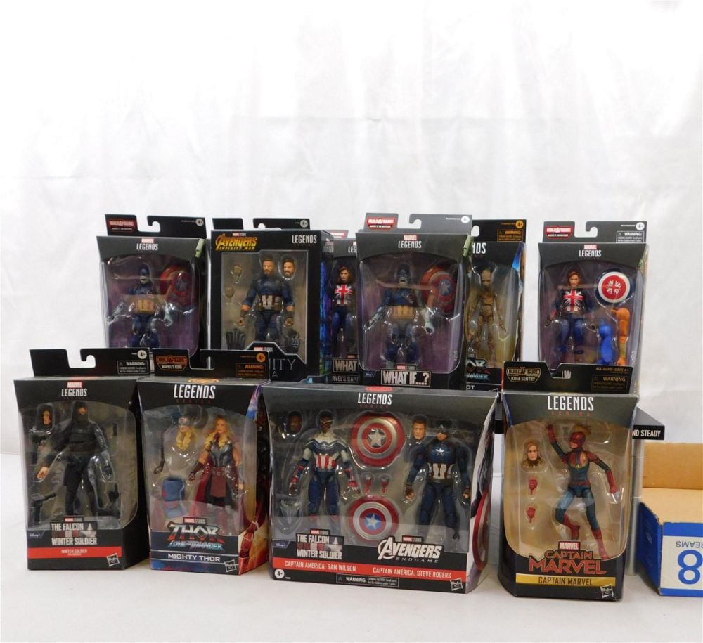 Lot 227: Lot of 11 Marvel Legends Action Figures