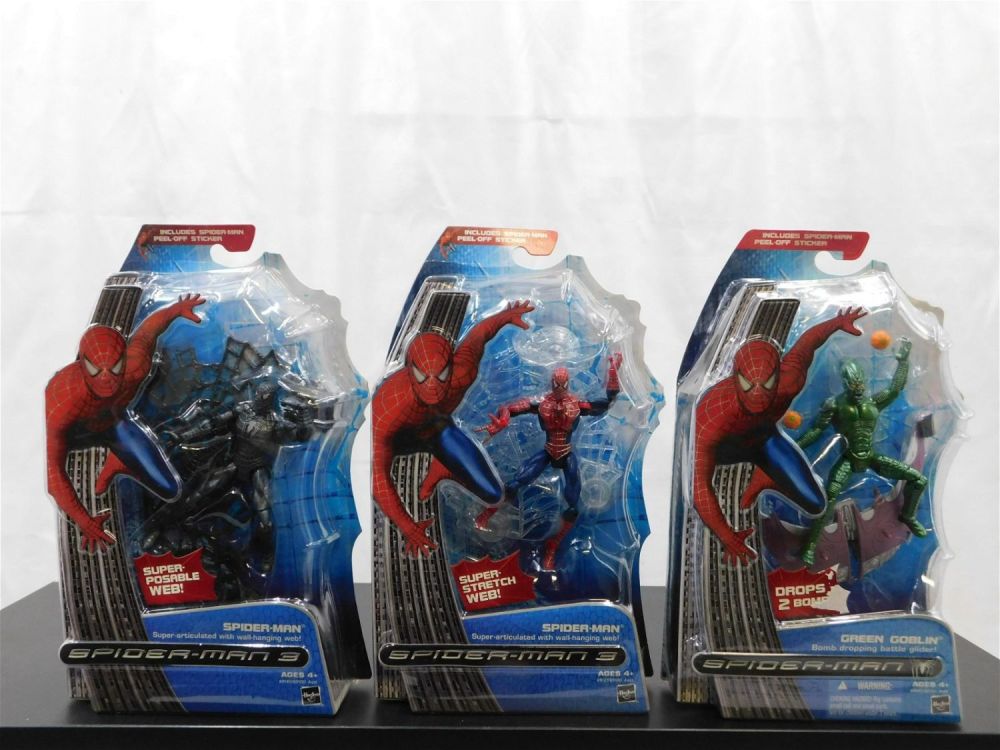 Lot 232: Lot of 3 Spider-Man 3 Action Figures