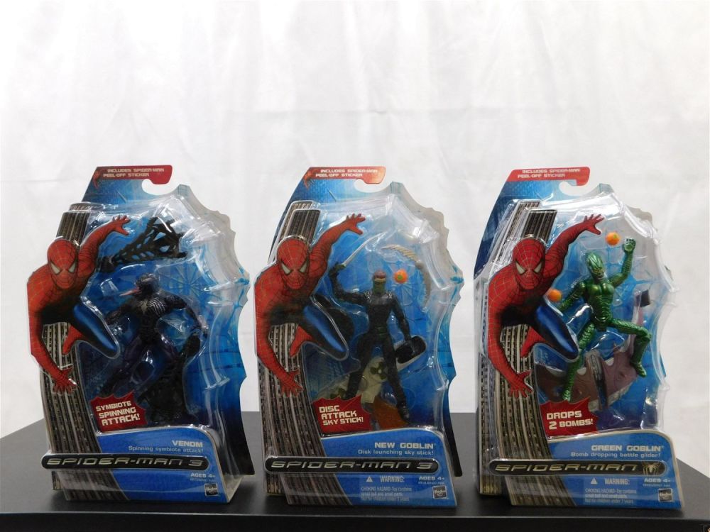 Lot 233: Lot of 3 Spider-Man 3 Action Figures