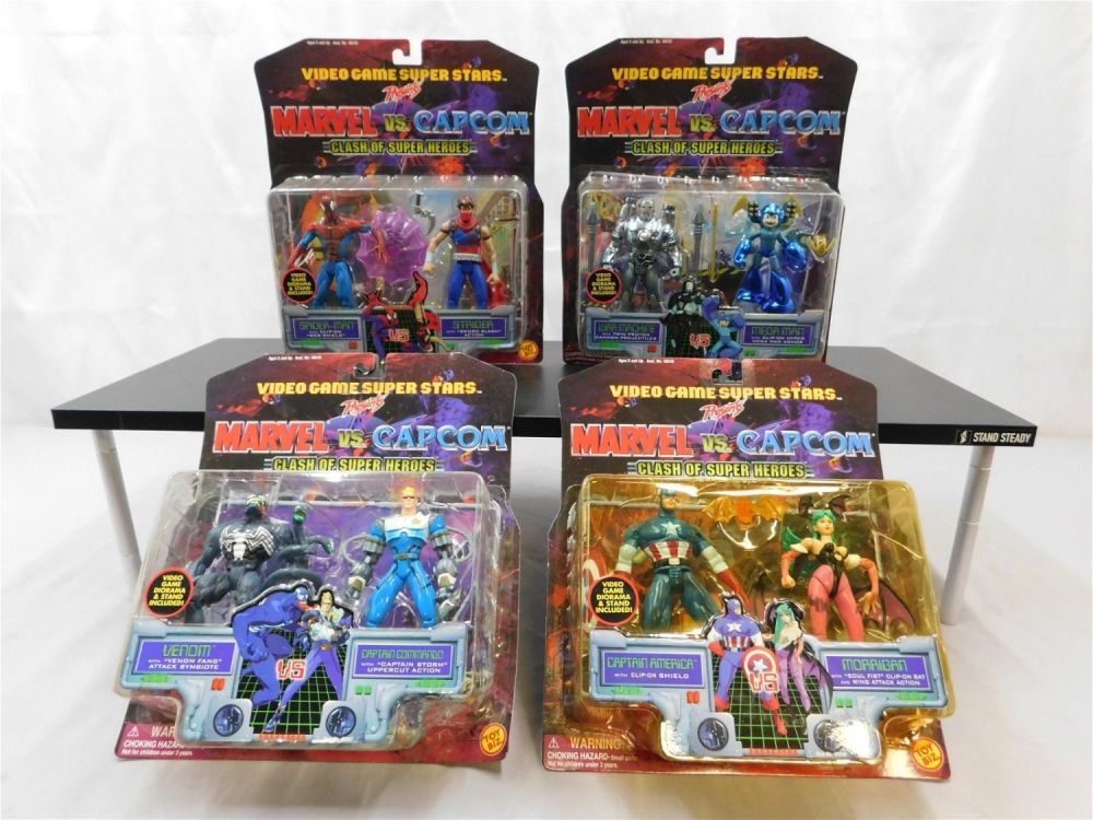 Lot 237: Lot of 4 Marvel vs. Capcom Action Figures